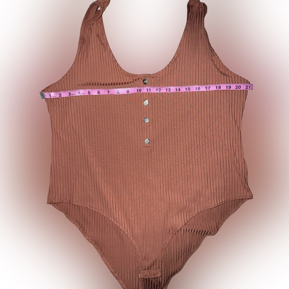 NWT H&M HM ribbed bodysuit sexy women’s XXL 2XL snaps - Picture 4 of 5